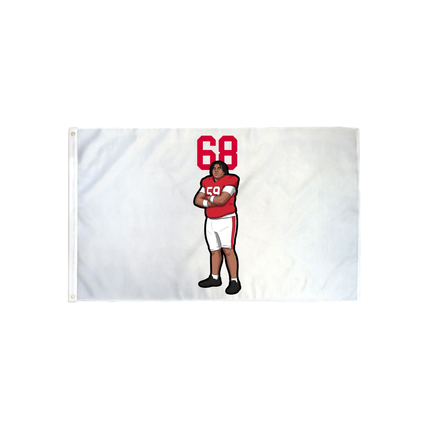 3x5 Flag — Number Top in Classic