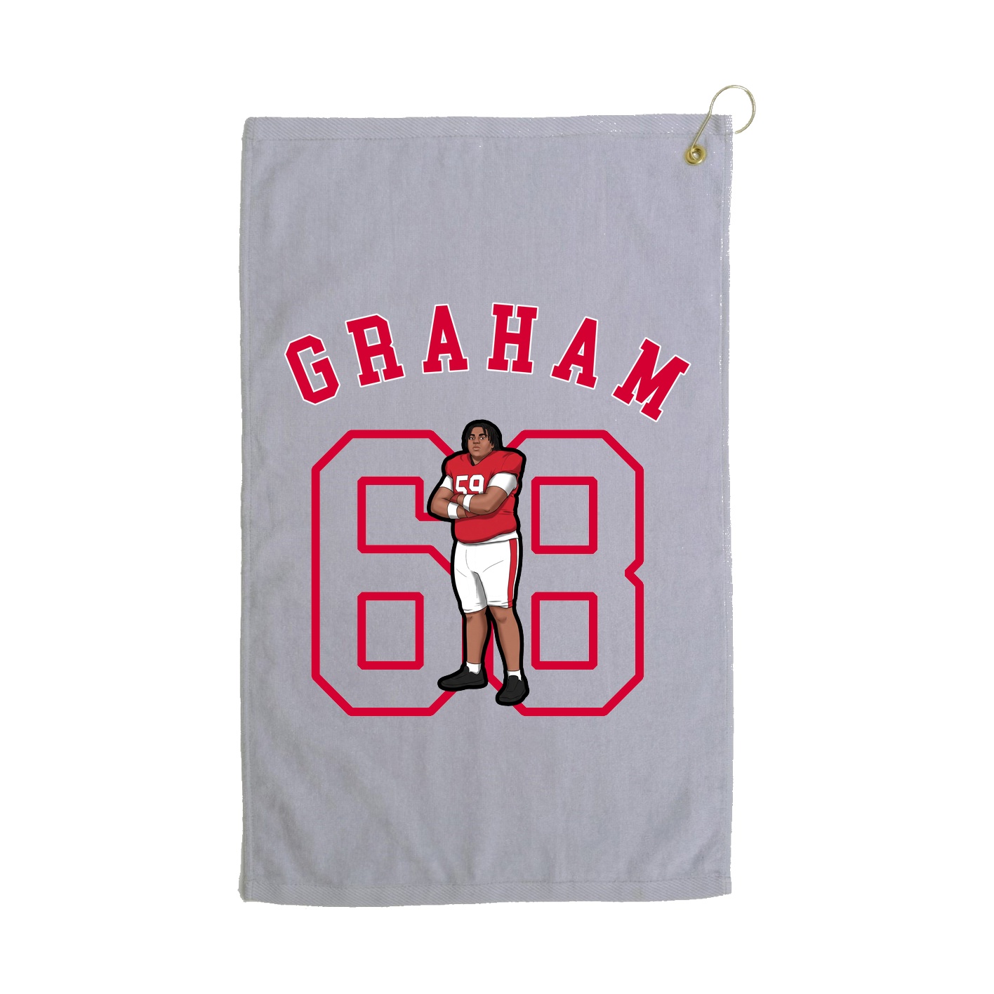 Golf Towel — Shirsey Arch in Grey