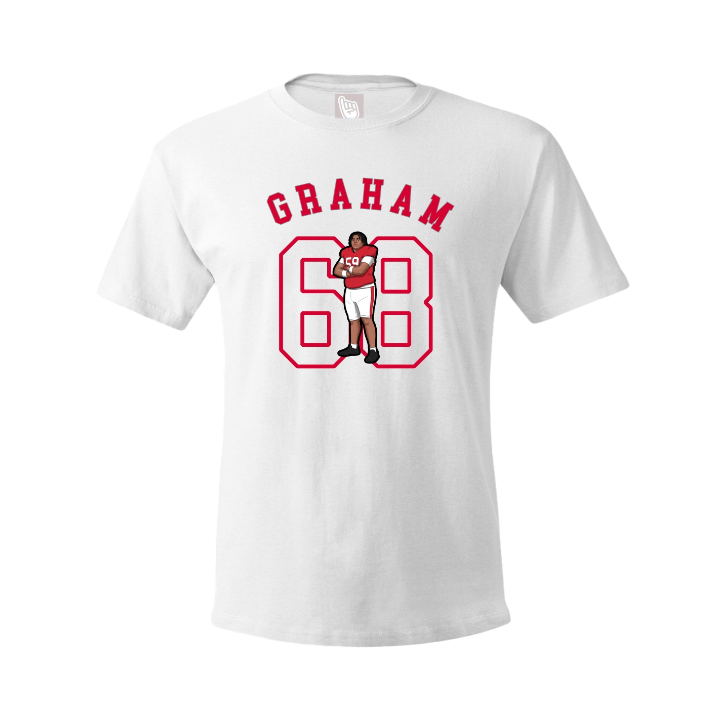 Tee — Shirsey Arch in White