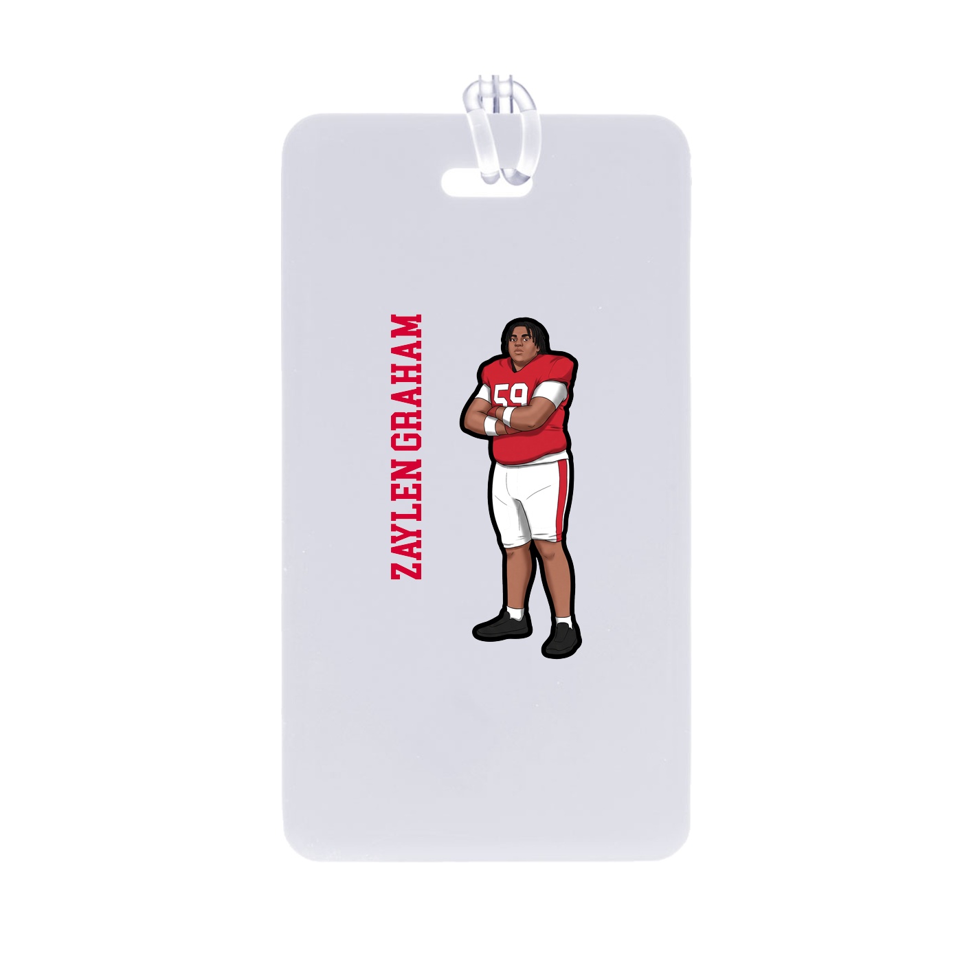 Bag Tag — Name Vertical in Classic