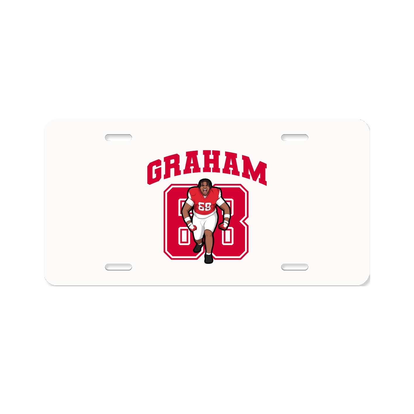 License Plate — Number in Classic