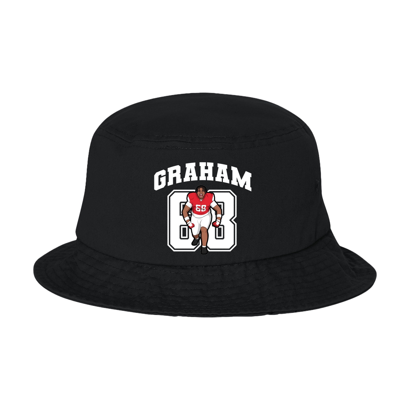 Bucket Cap — Number in Black