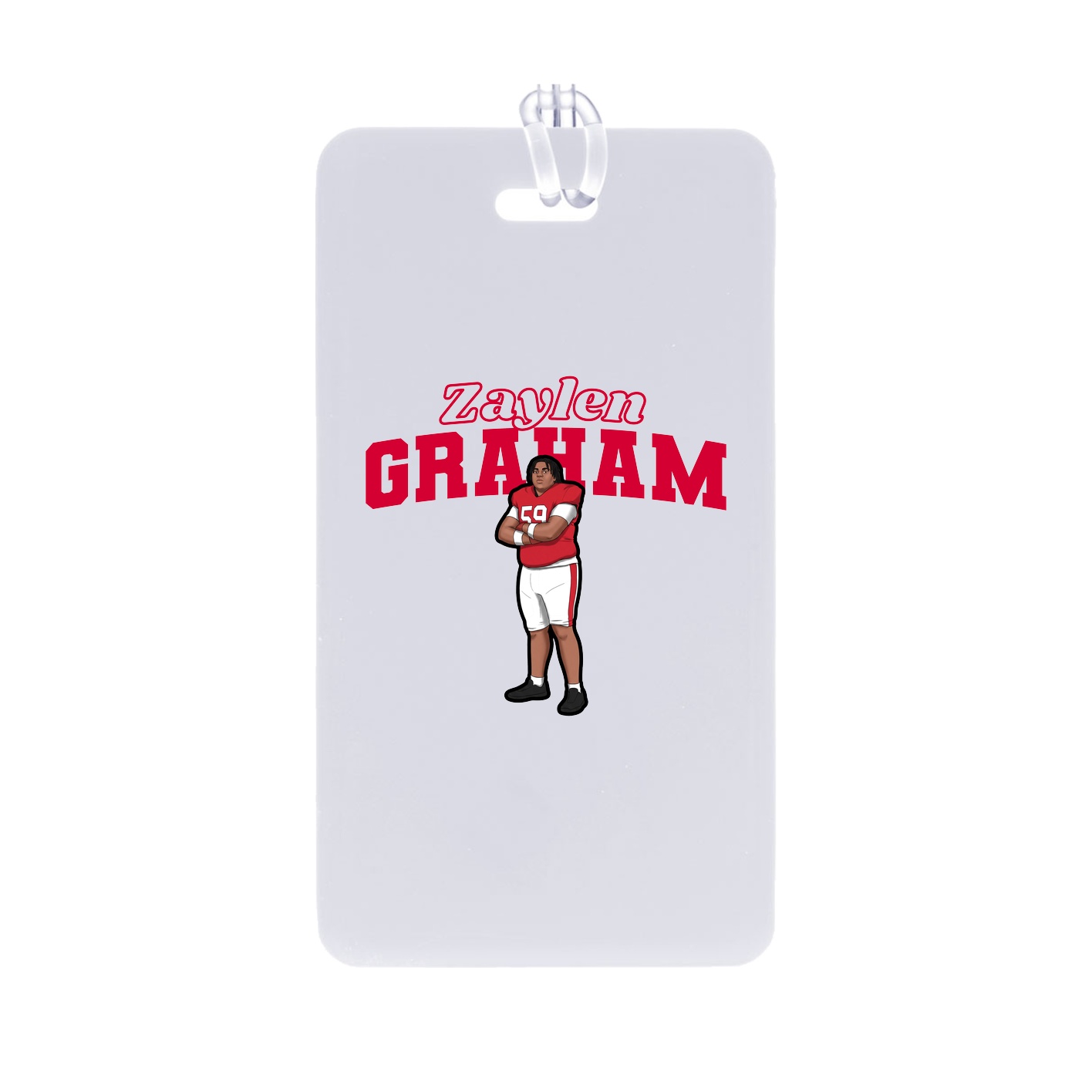 Bag Tag — Name Arch in Classic