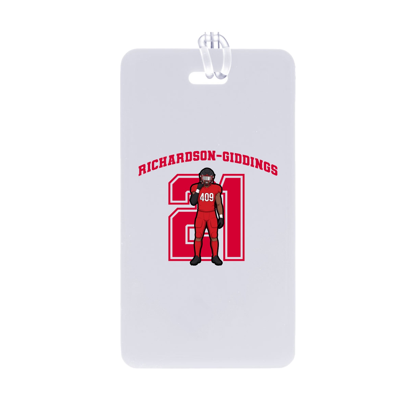 Bag Tag — Number in Classic