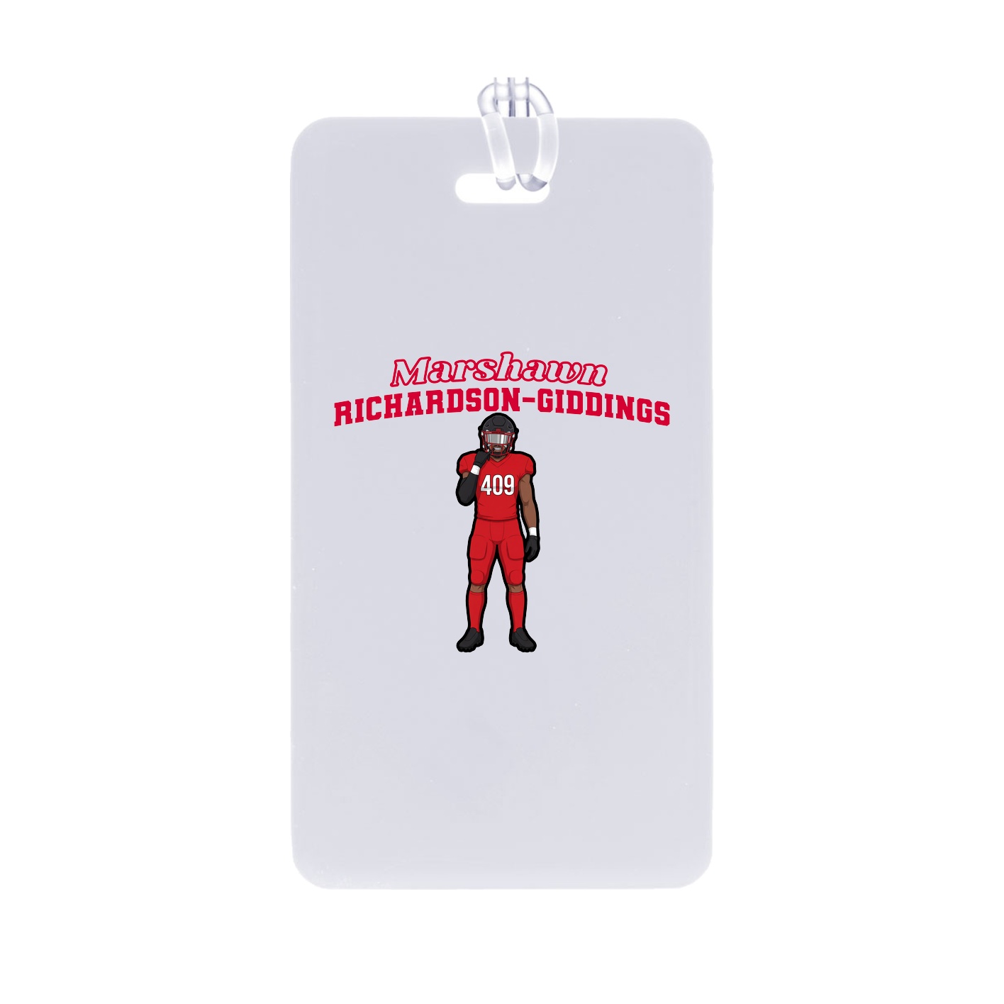 Bag Tag — Name Arch in Classic