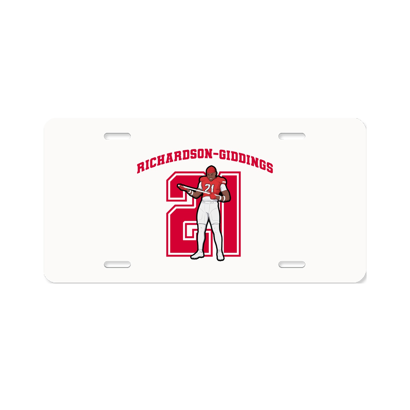 License Plate — Number in Classic