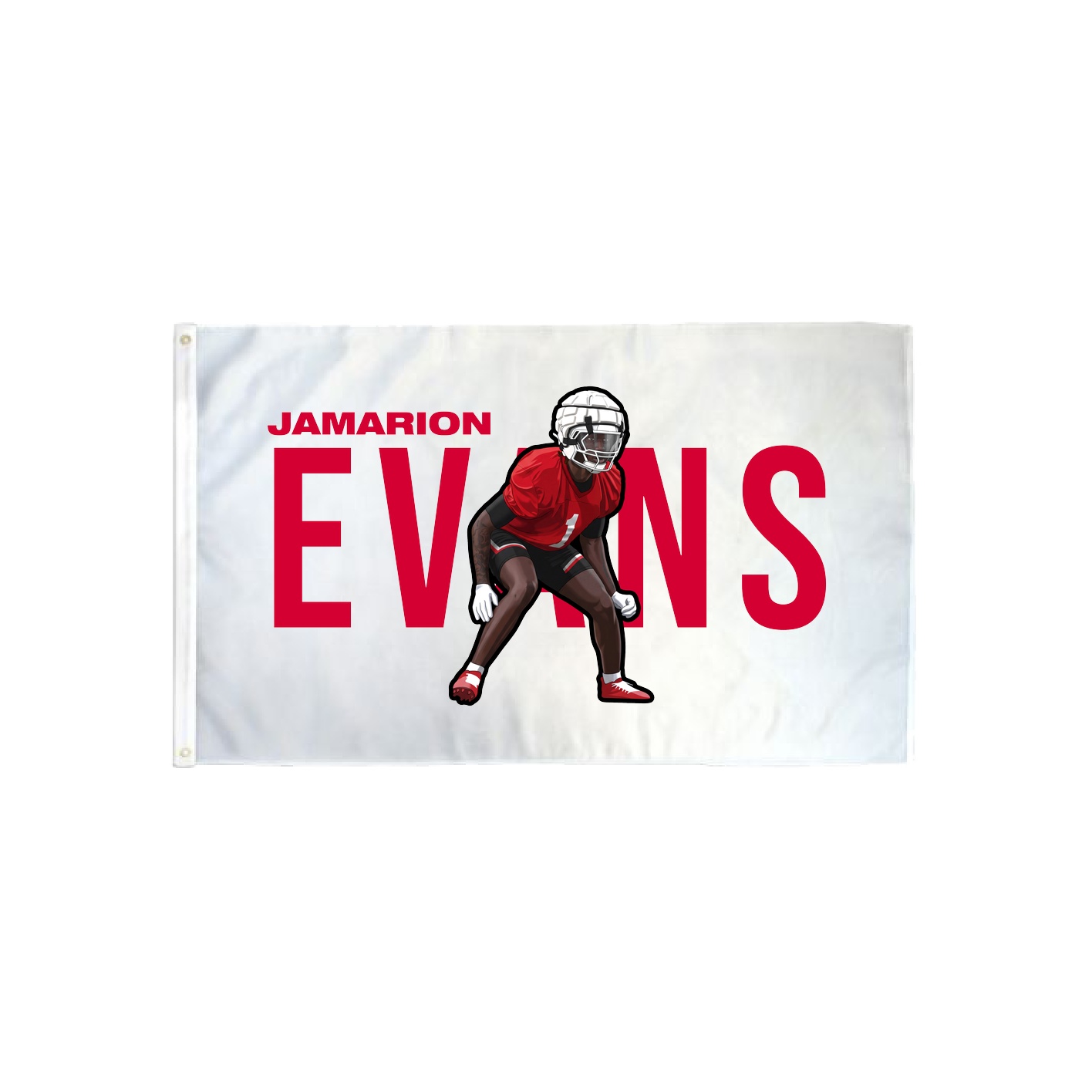 3x5 Flag — Player Name in Classic