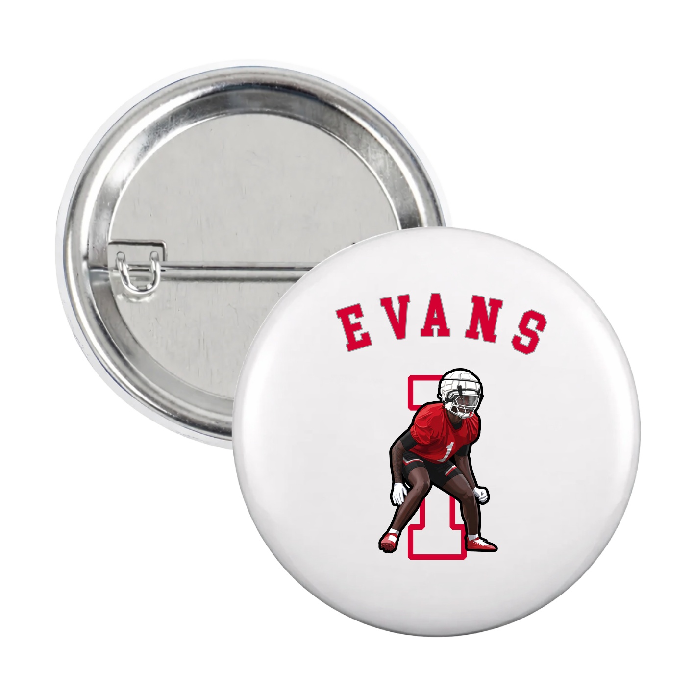 Game Day Button — Shirsey Arch in White