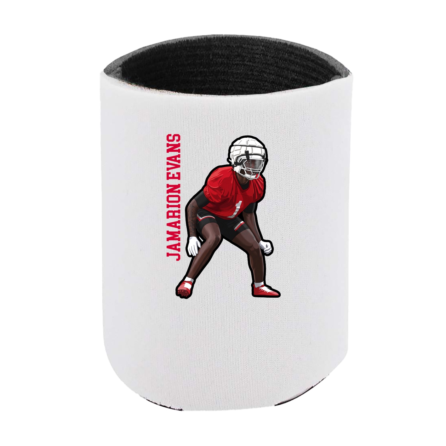 Can Holder — Name Vertical in White