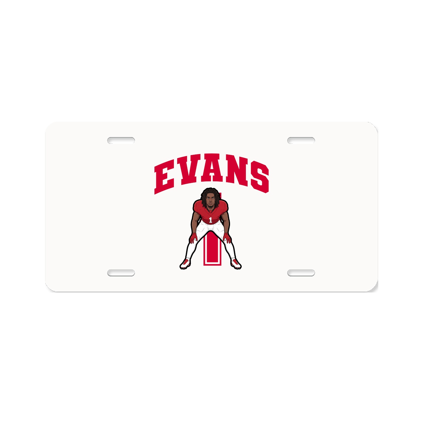 License Plate — Number in Classic
