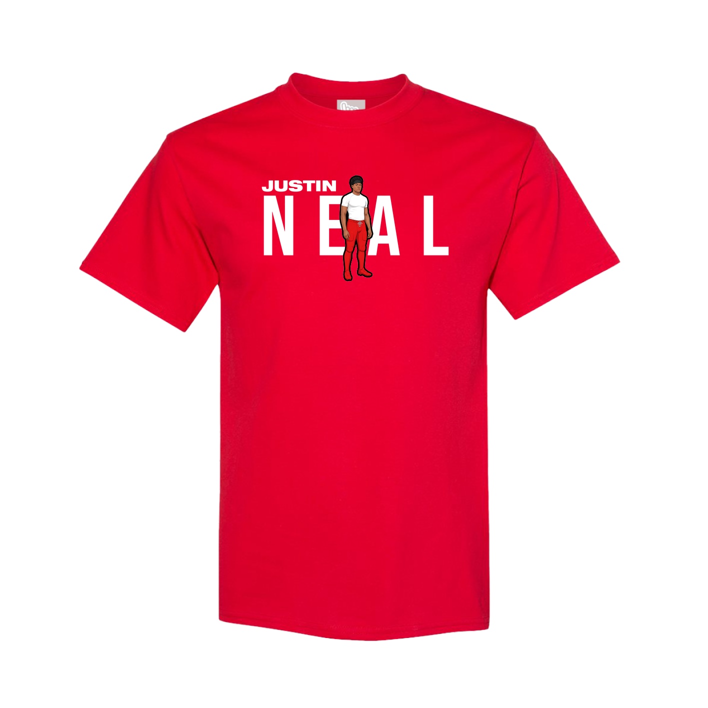 Youth Tee — Player Name in Red