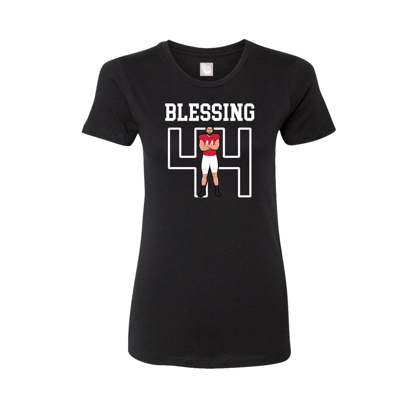 Fitted Women's Tee — Shirsey in Black