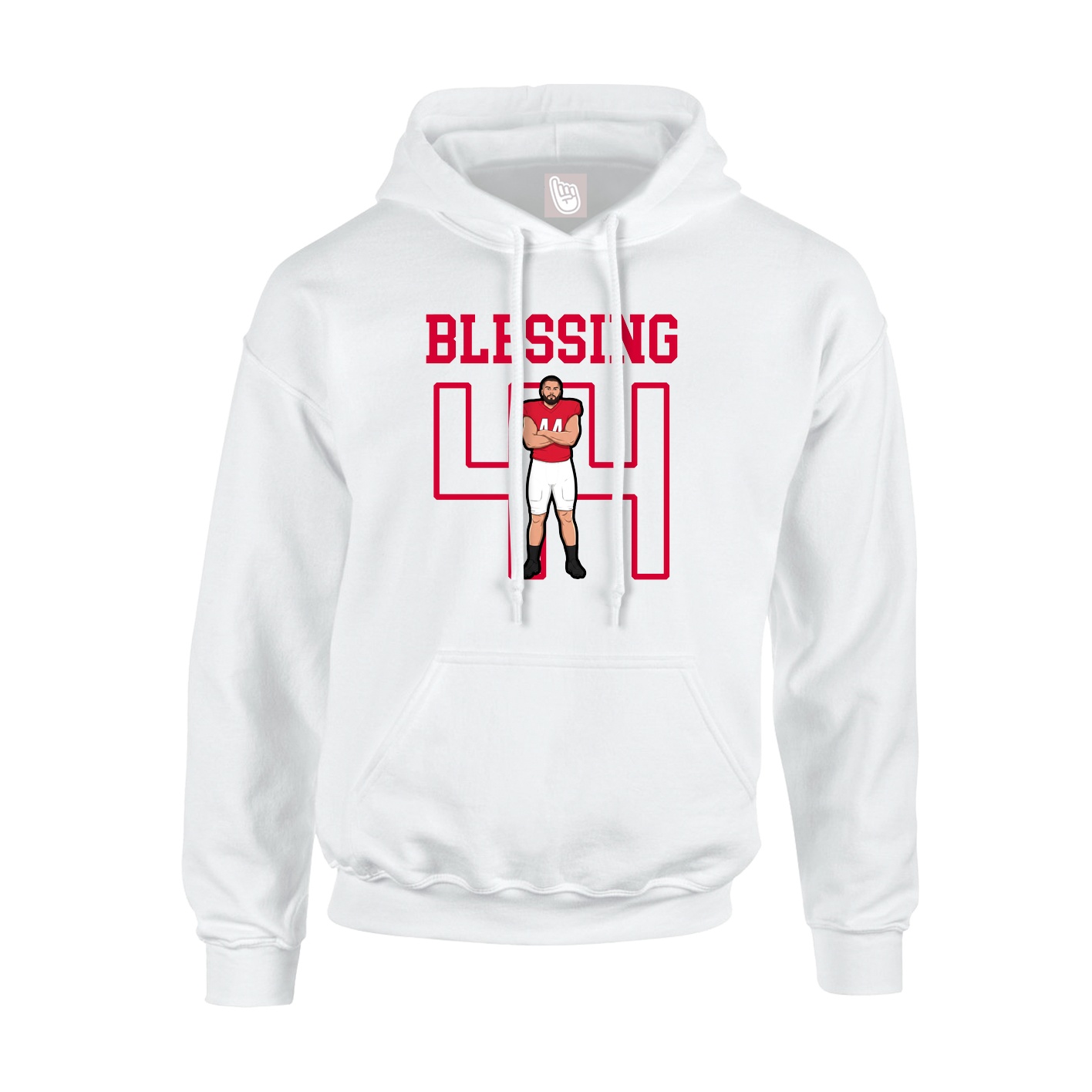 Youth Hoodie — Shirsey in White