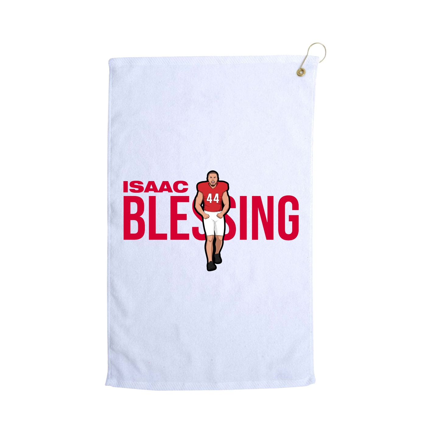 Golf Towel — Player Name in White