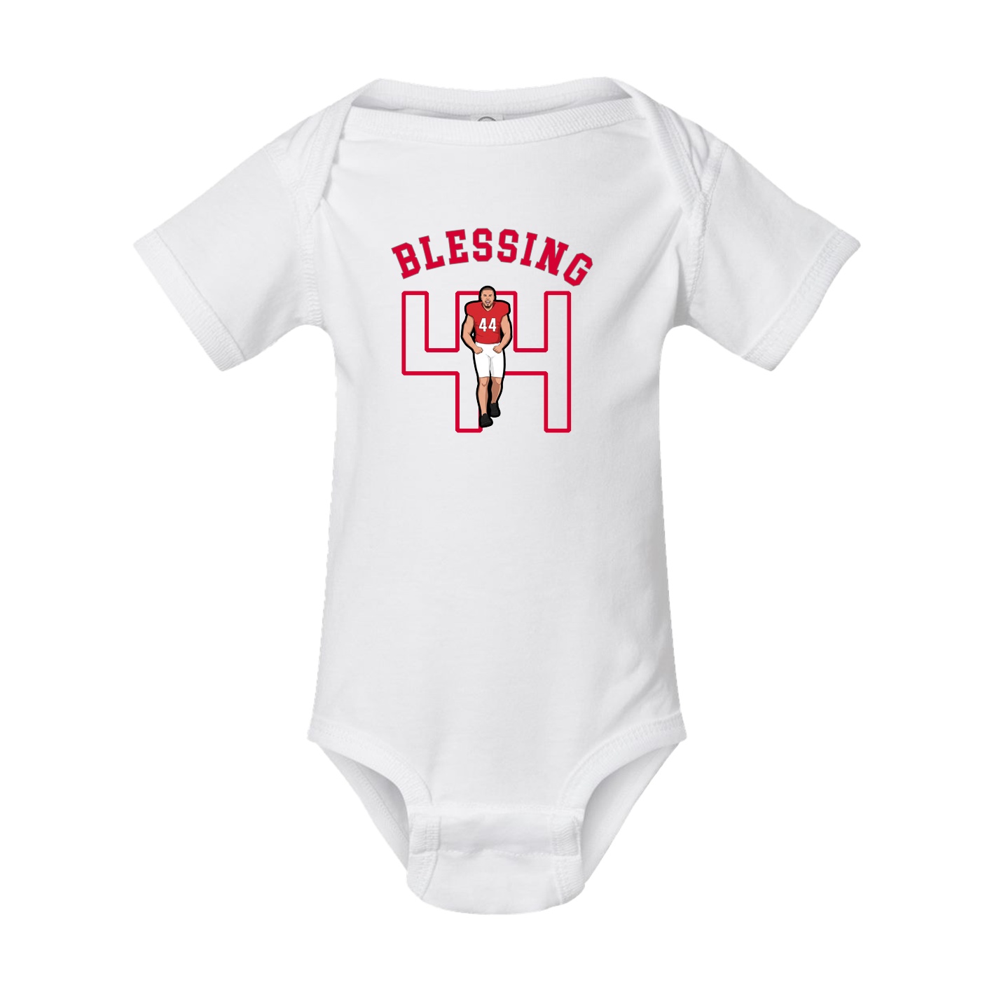 Baby Onesie — Shirsey Arch in White