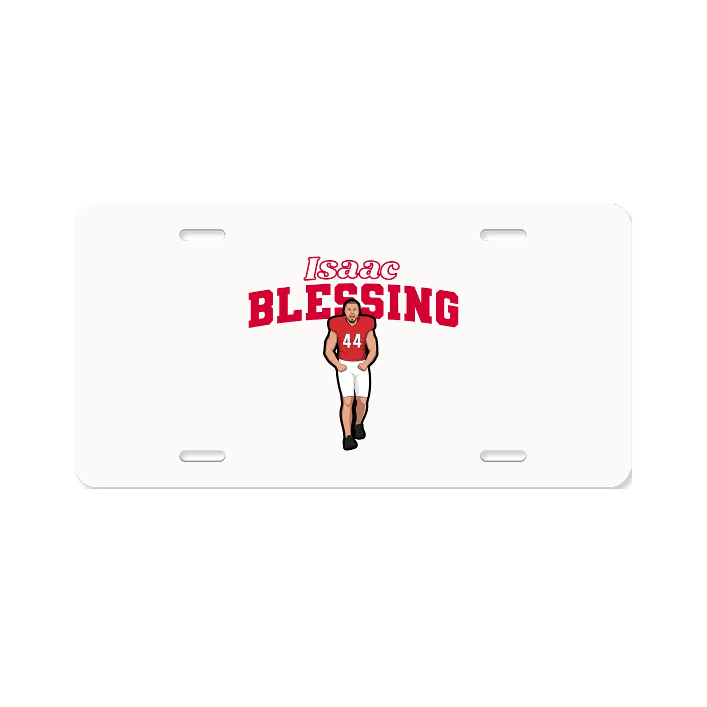 License Plate — Name Arch in Classic
