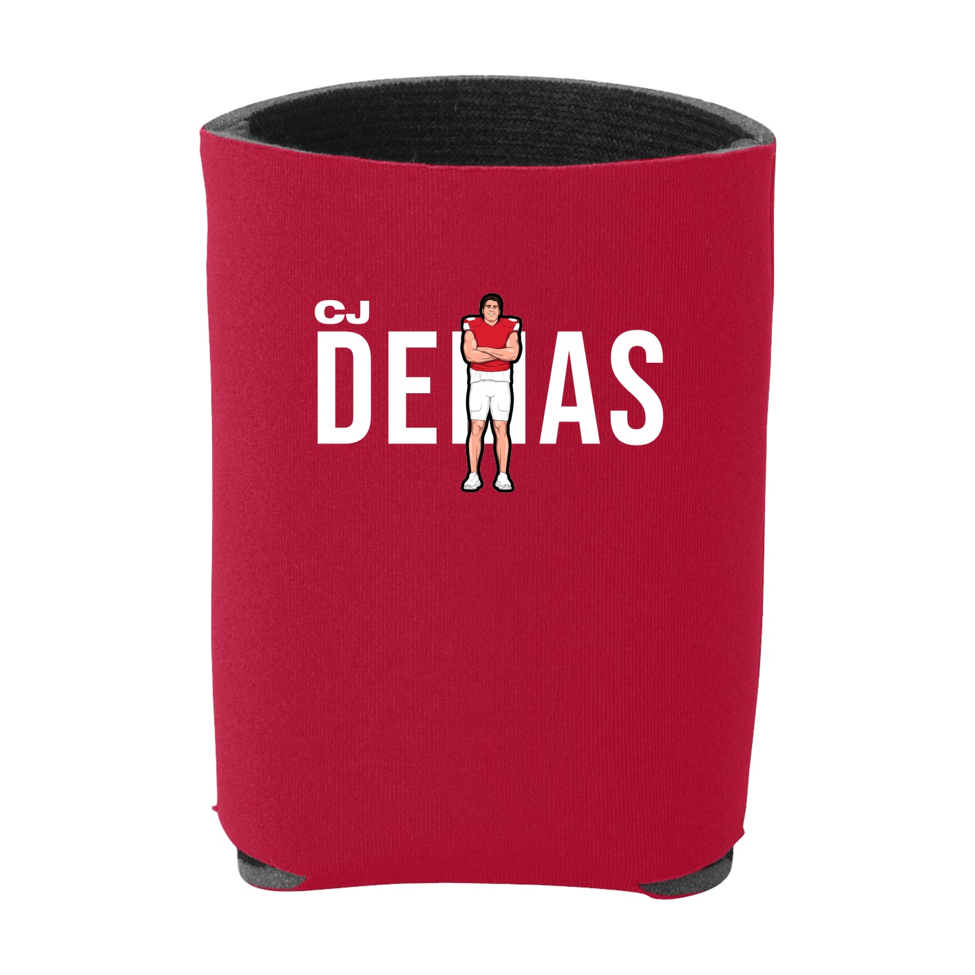 Can Holder — Player Name in Red