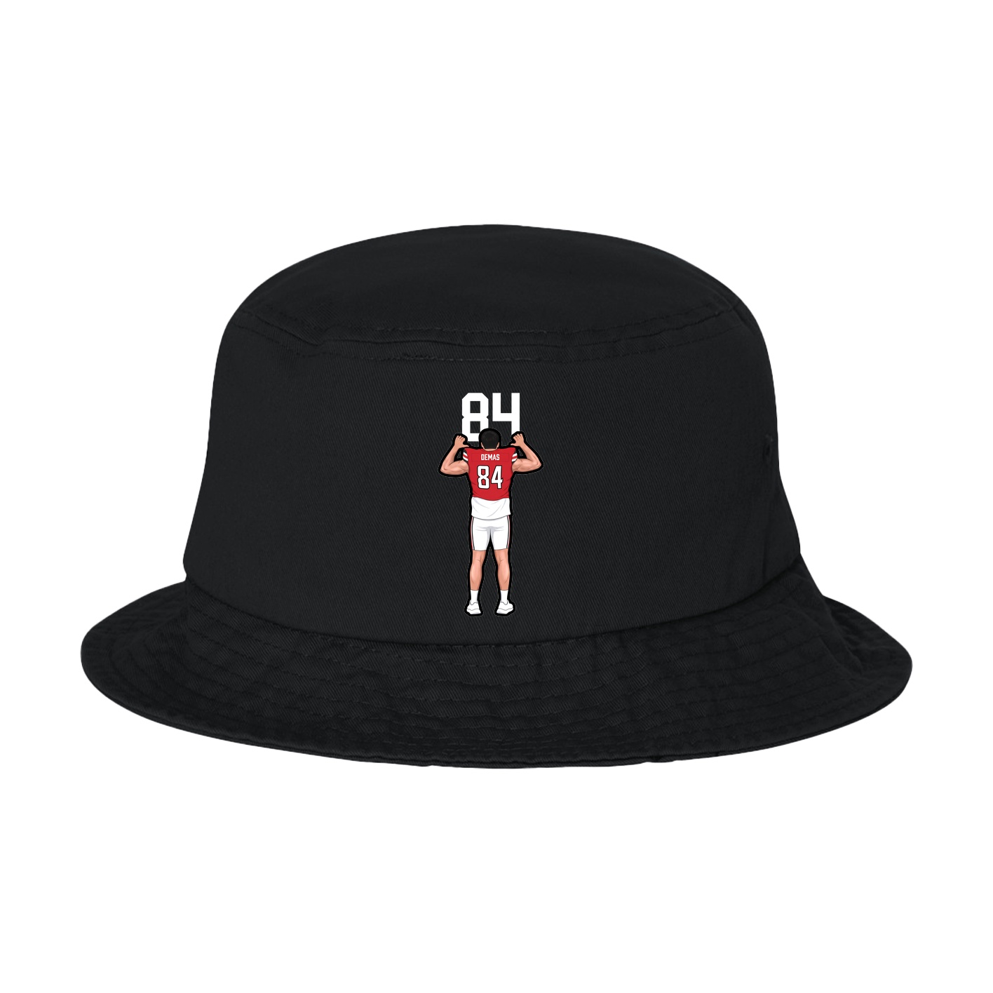 Bucket Cap — Number Top in Black