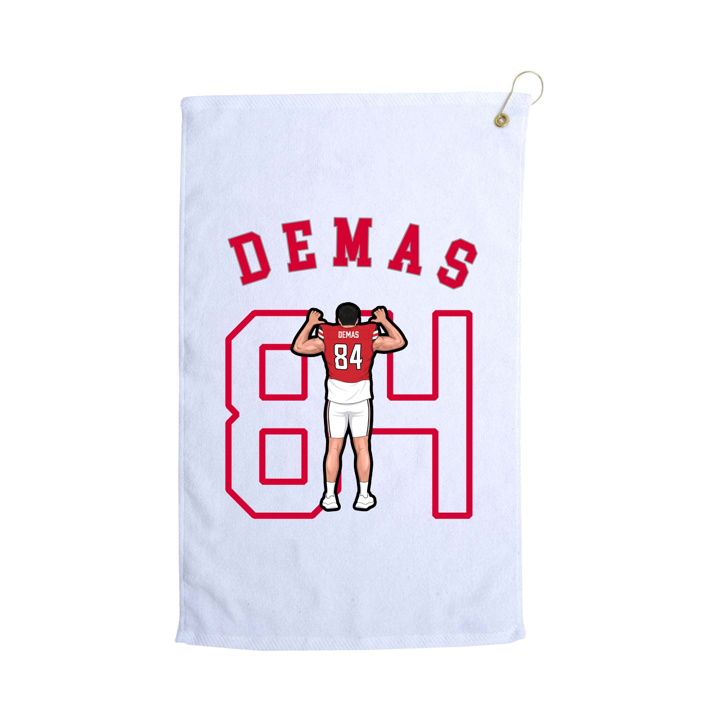 Golf Towel — Shirsey Arch in White
