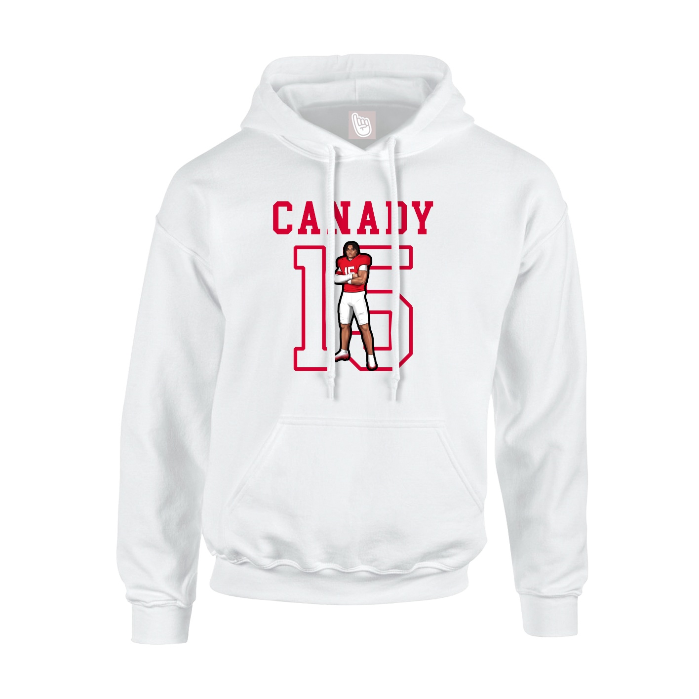 Hoodie — Shirsey in White