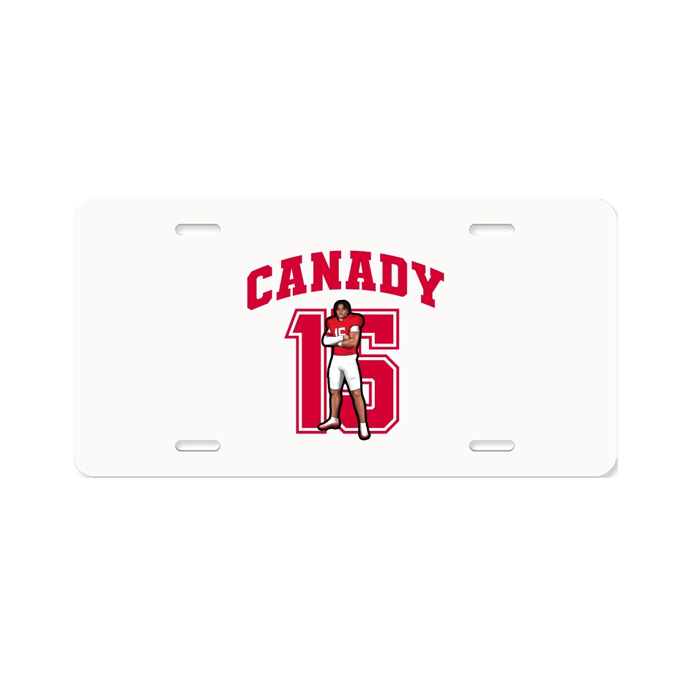 License Plate — Number in Classic