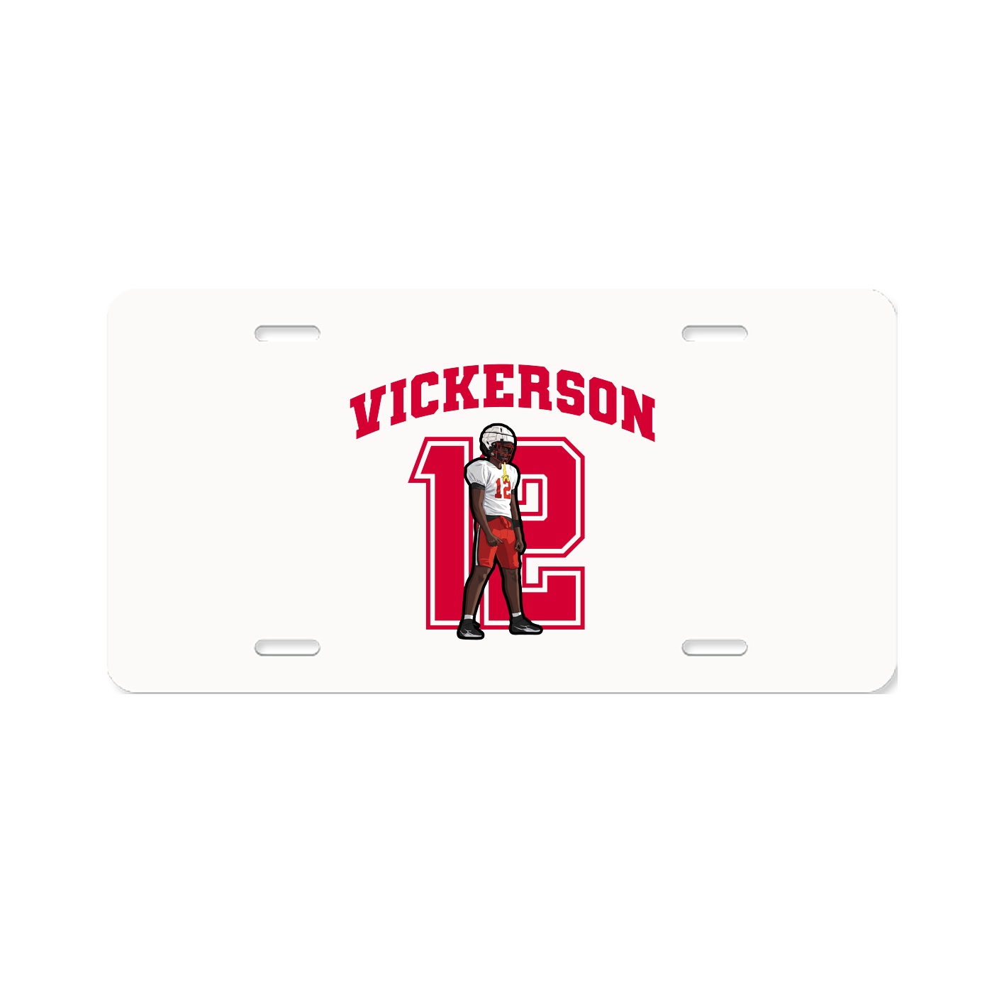 License Plate — Number in Classic