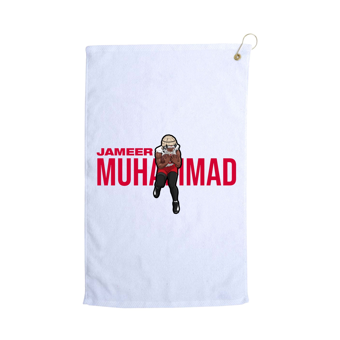Golf Towel — Player Name in White