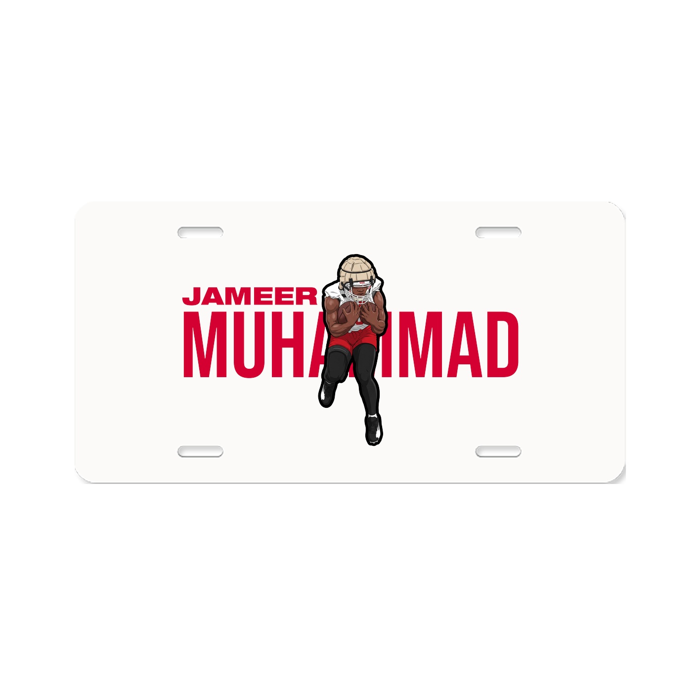 License Plate — Player Name in Classic
