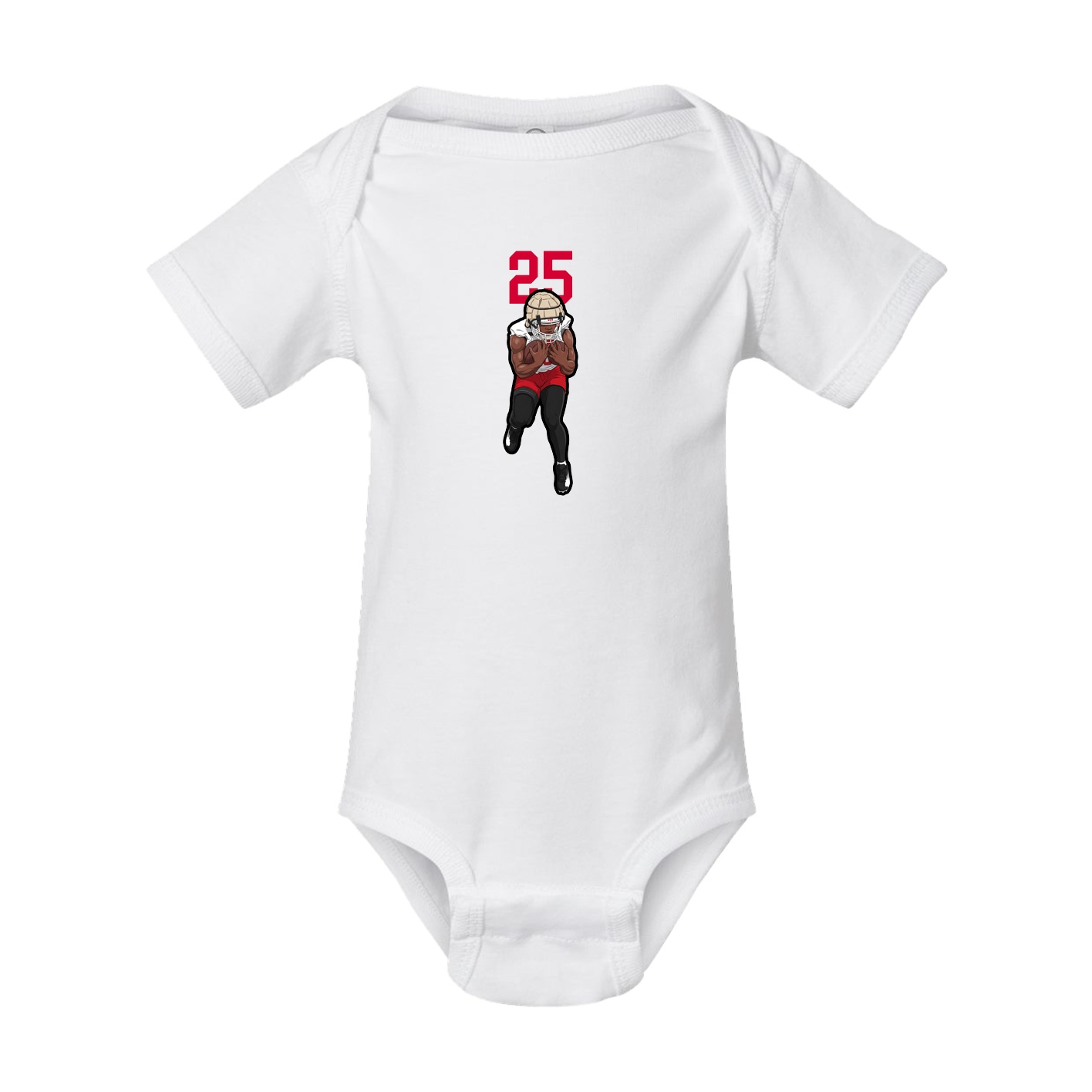 Baby Onesie — Number Top in White