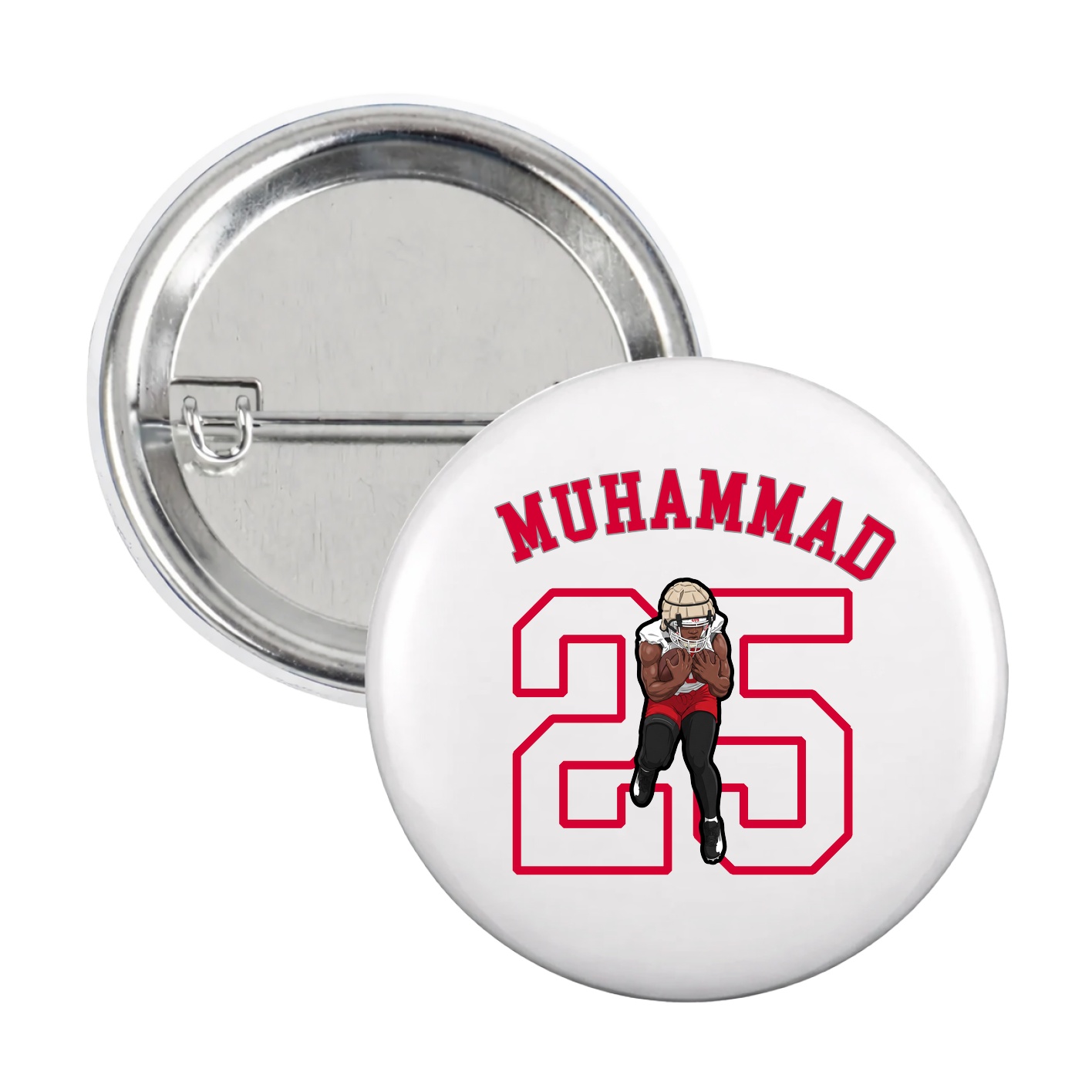 Game Day Button — Shirsey Arch in White
