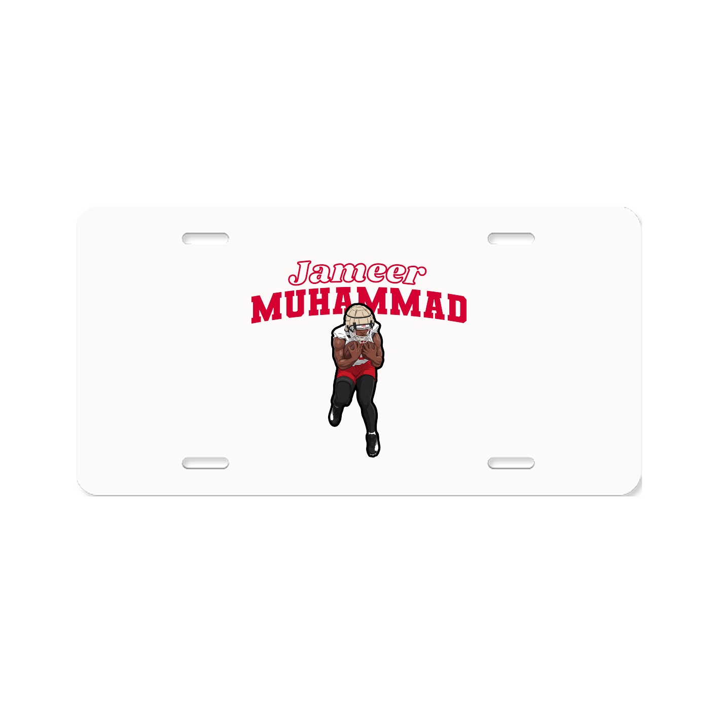 License Plate — Name Arch in Classic