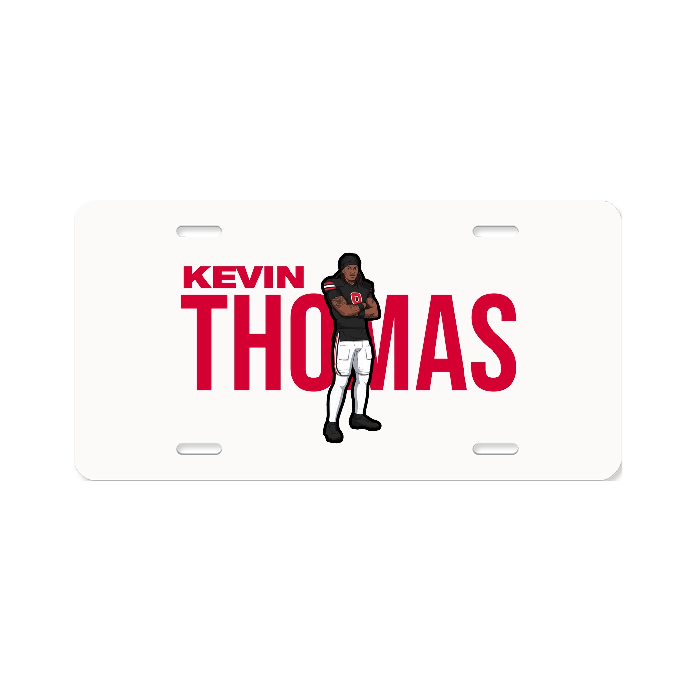 License Plate — Player Name in Classic