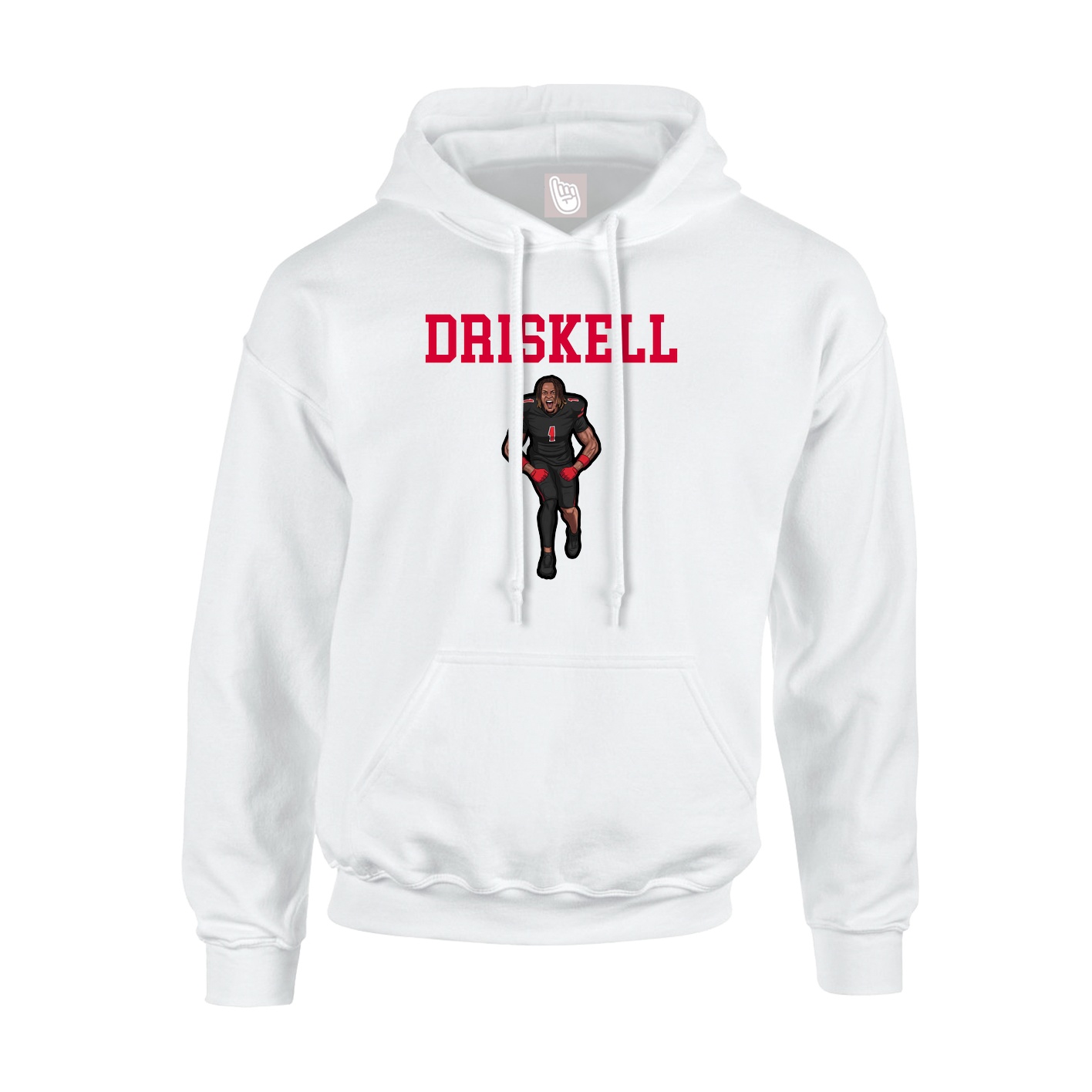 Hoodie — Shirsey in White