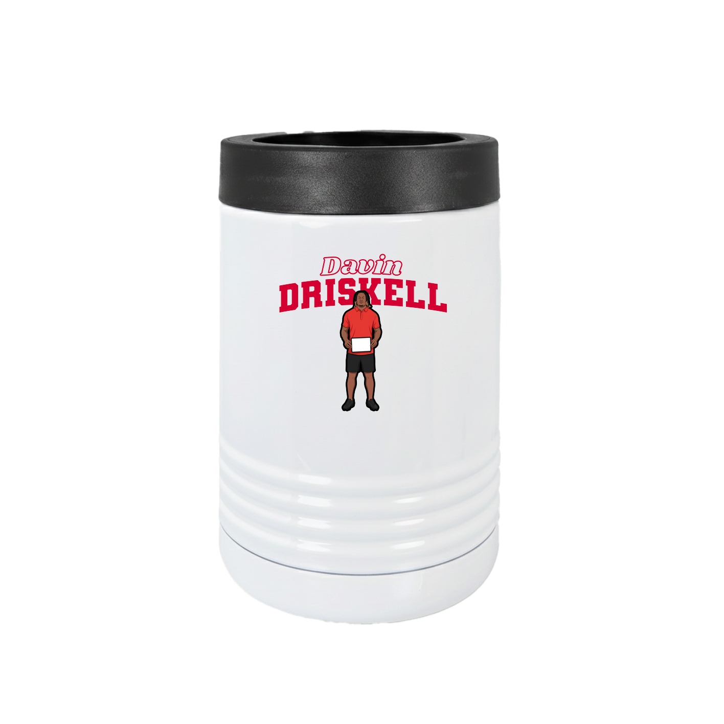 Beverage Holder — Name Arch in White
