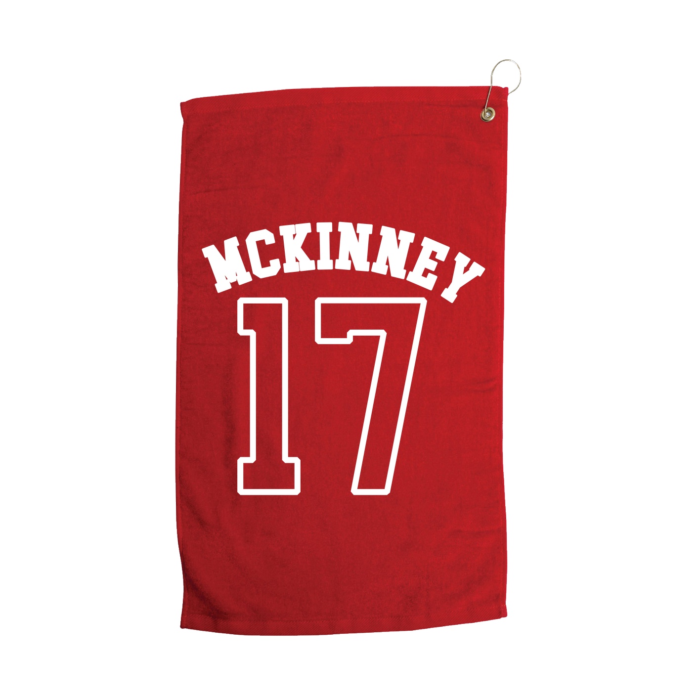 Golf Towel — Shirsey Arch in Red