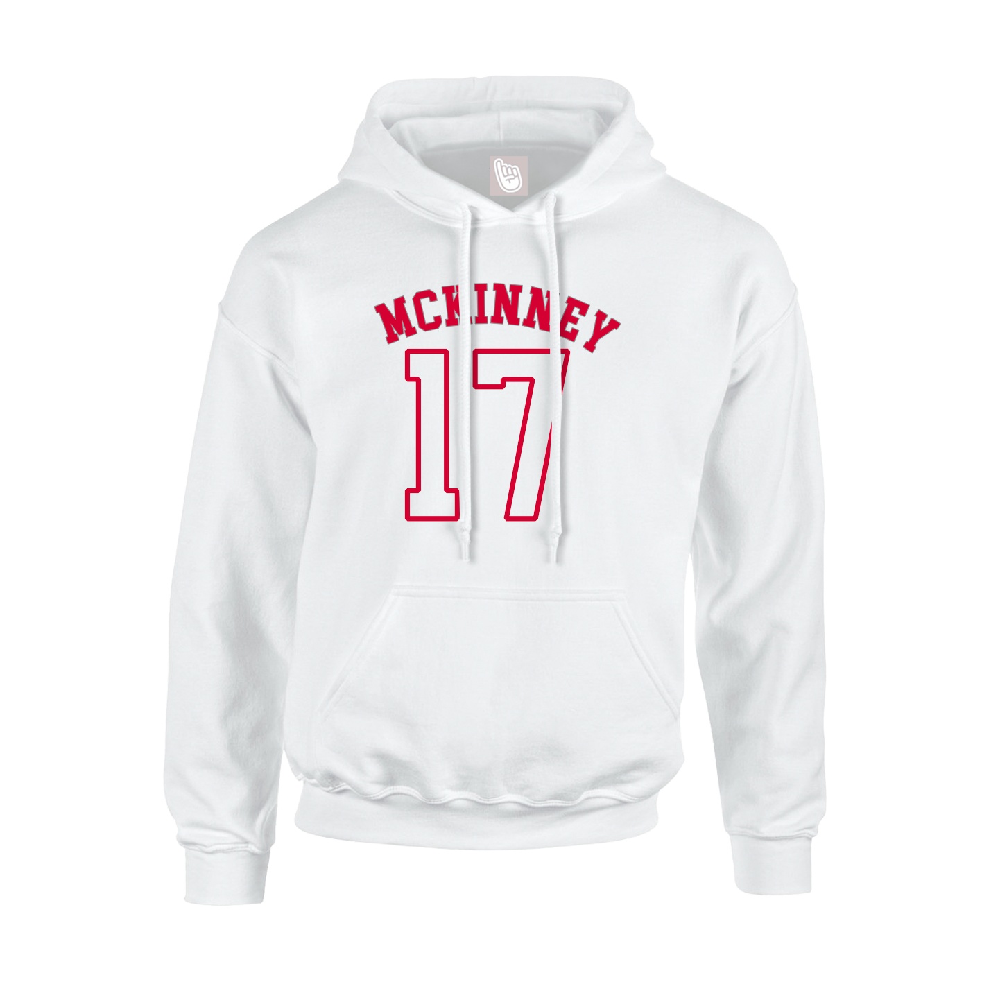 Hoodie — Shirsey Arch in White
