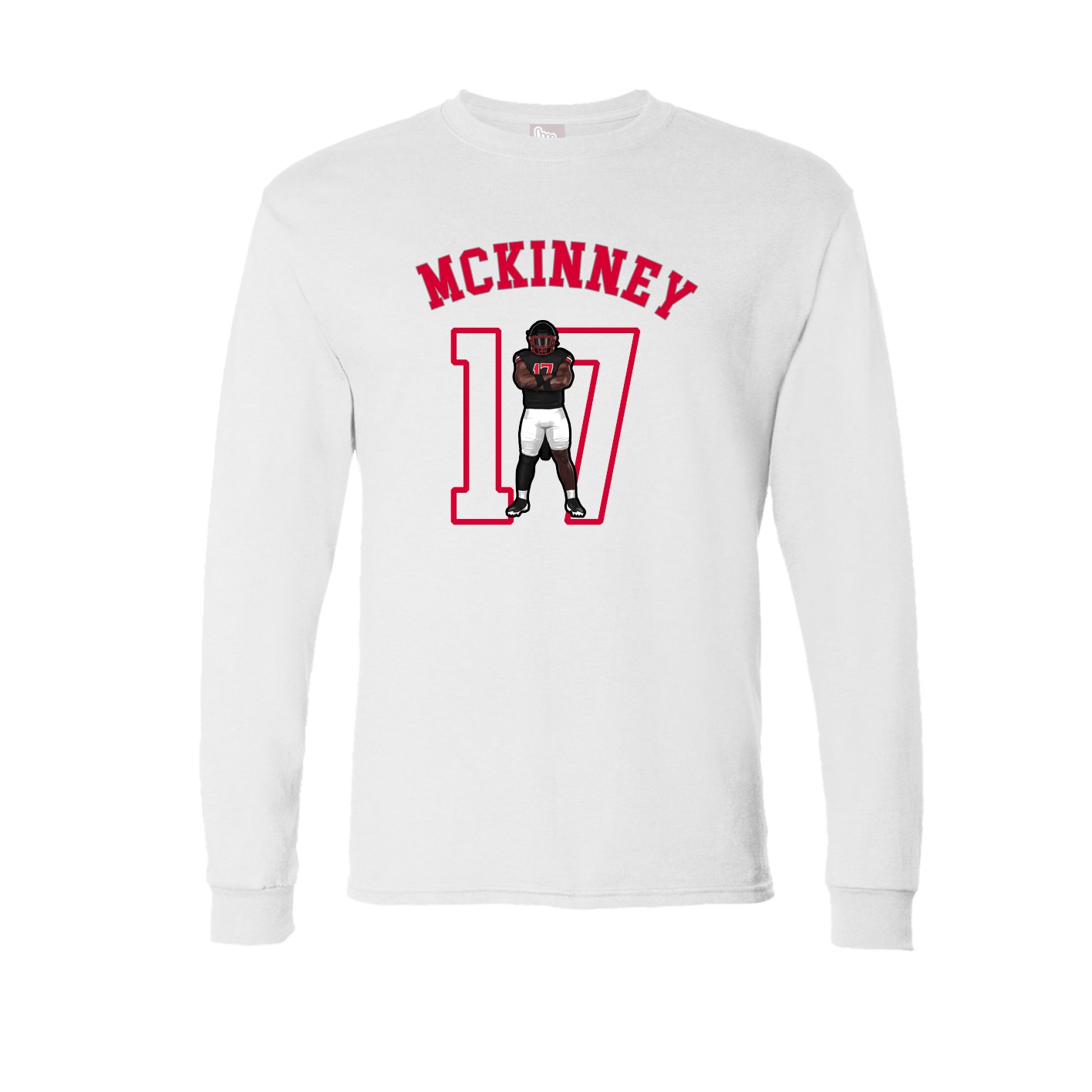 Long Sleeve Tee — Shirsey Arch in White