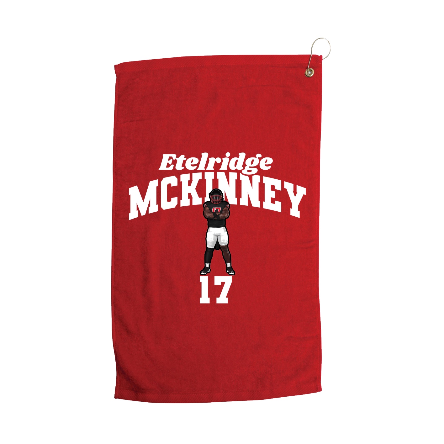 Golf Towel — Signature Arch in Red