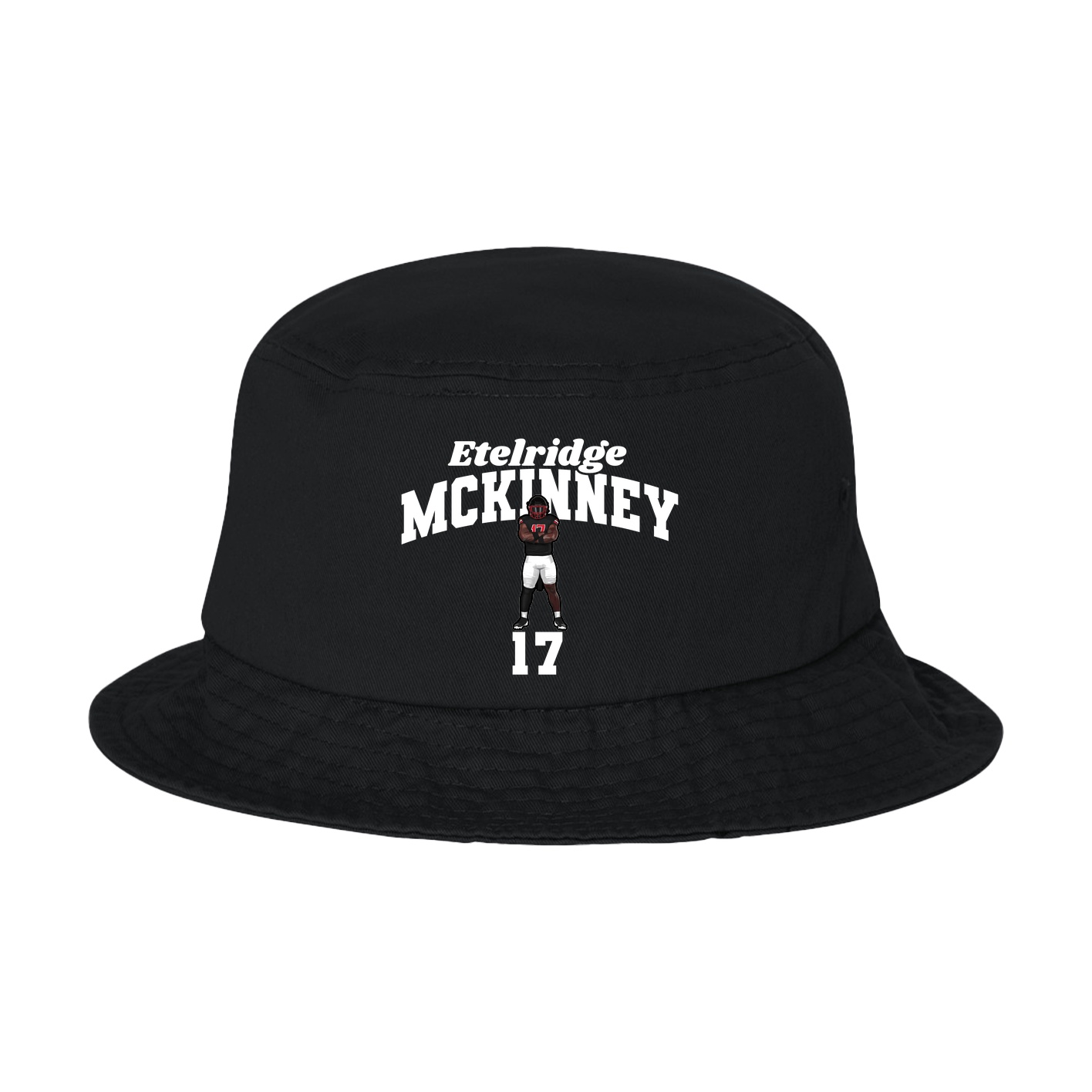 Bucket Cap — Signature Arch in Black