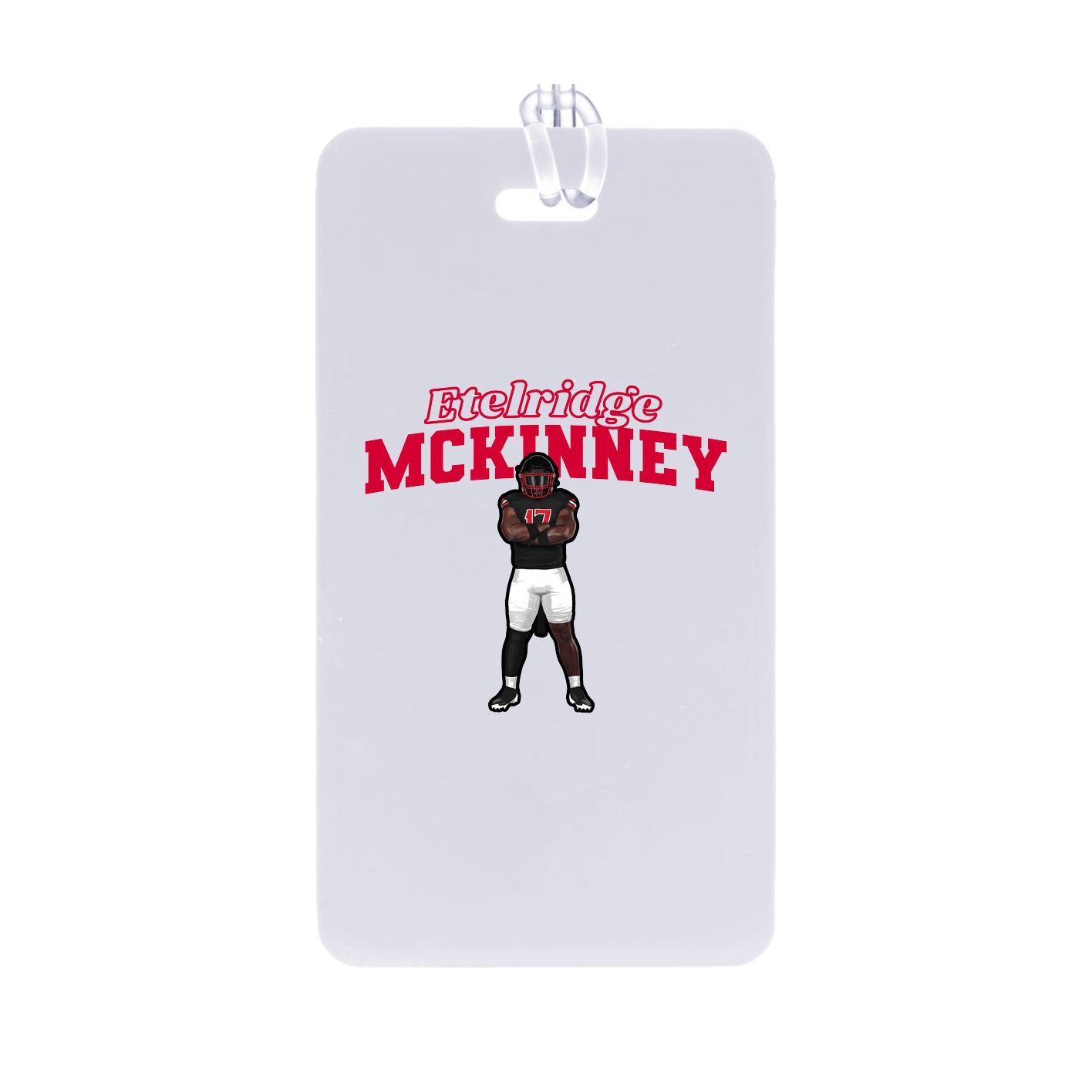 Bag Tag — Name Arch in Classic