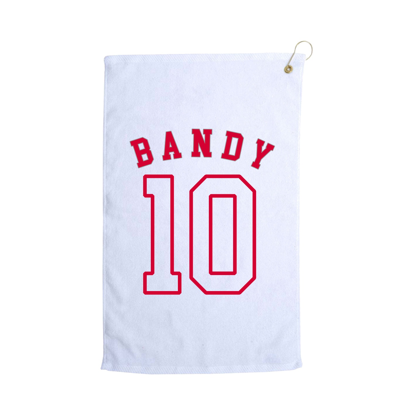 Golf Towel — Shirsey Arch in White