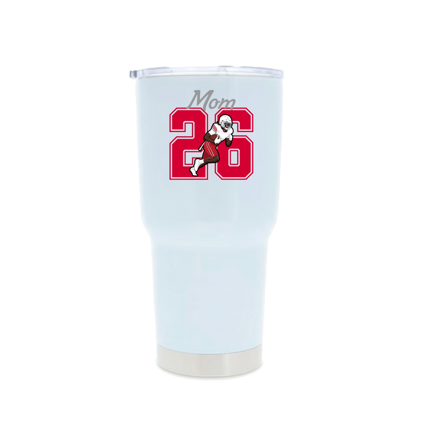 30oz Stainless Steel Tumbler — Mothers Day Shirsey in White