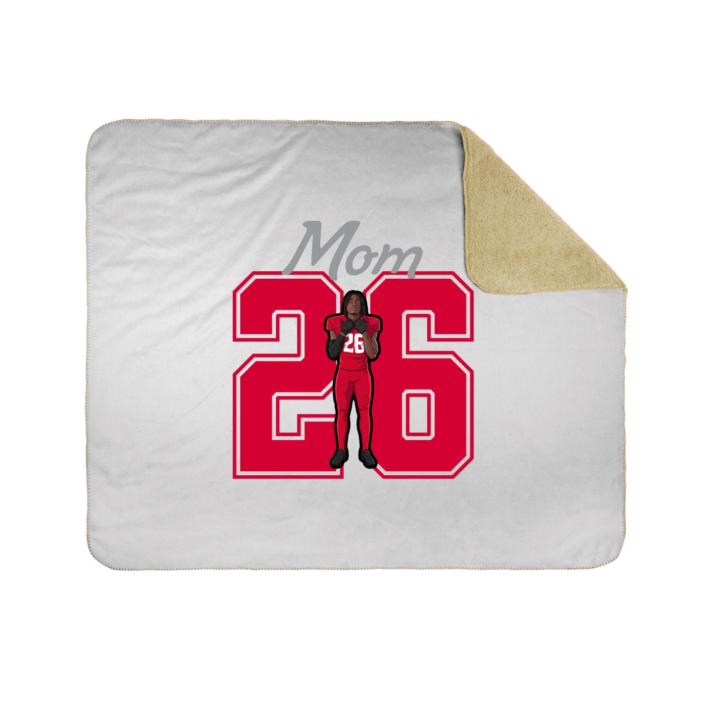 Throw Blanket — Mothers Day Shirsey in White