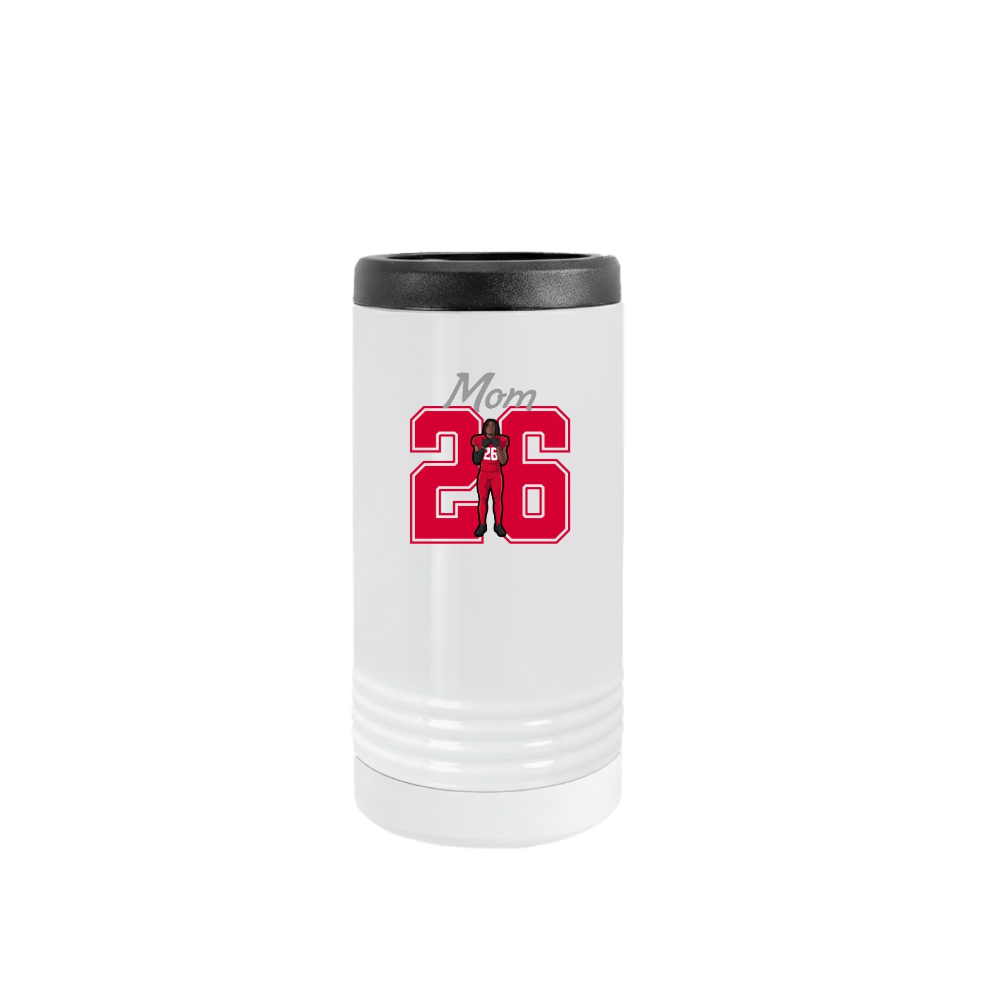 Slim Beverage Holder — Mothers Day Shirsey in White