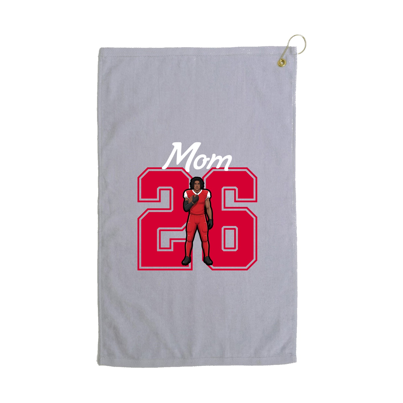 Golf Towel — Mothers Day Shirsey in Grey