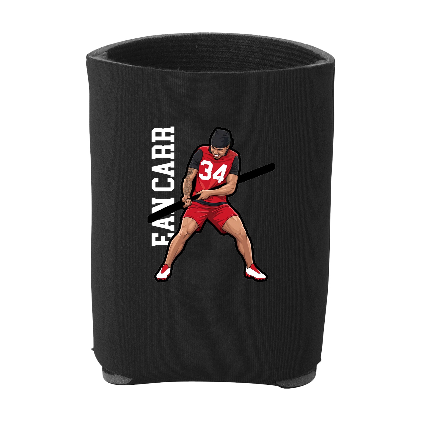 Can Holder — Name Vertical in Black