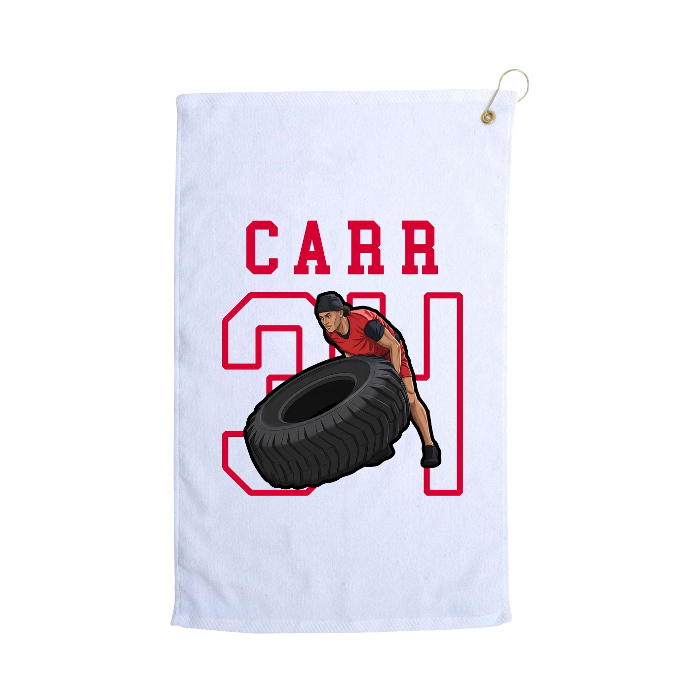 Golf Towel — Shirsey in White