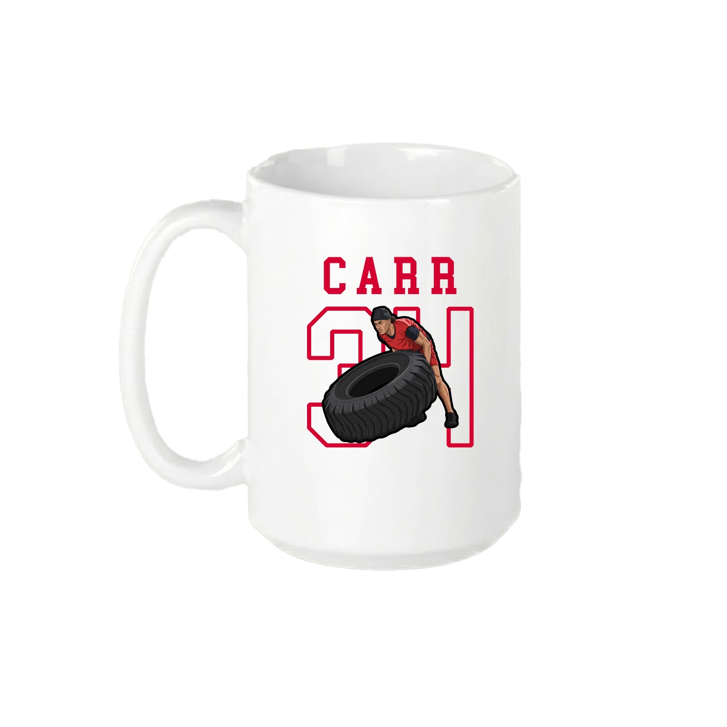 15oz Coffee Mug — Shirsey in White
