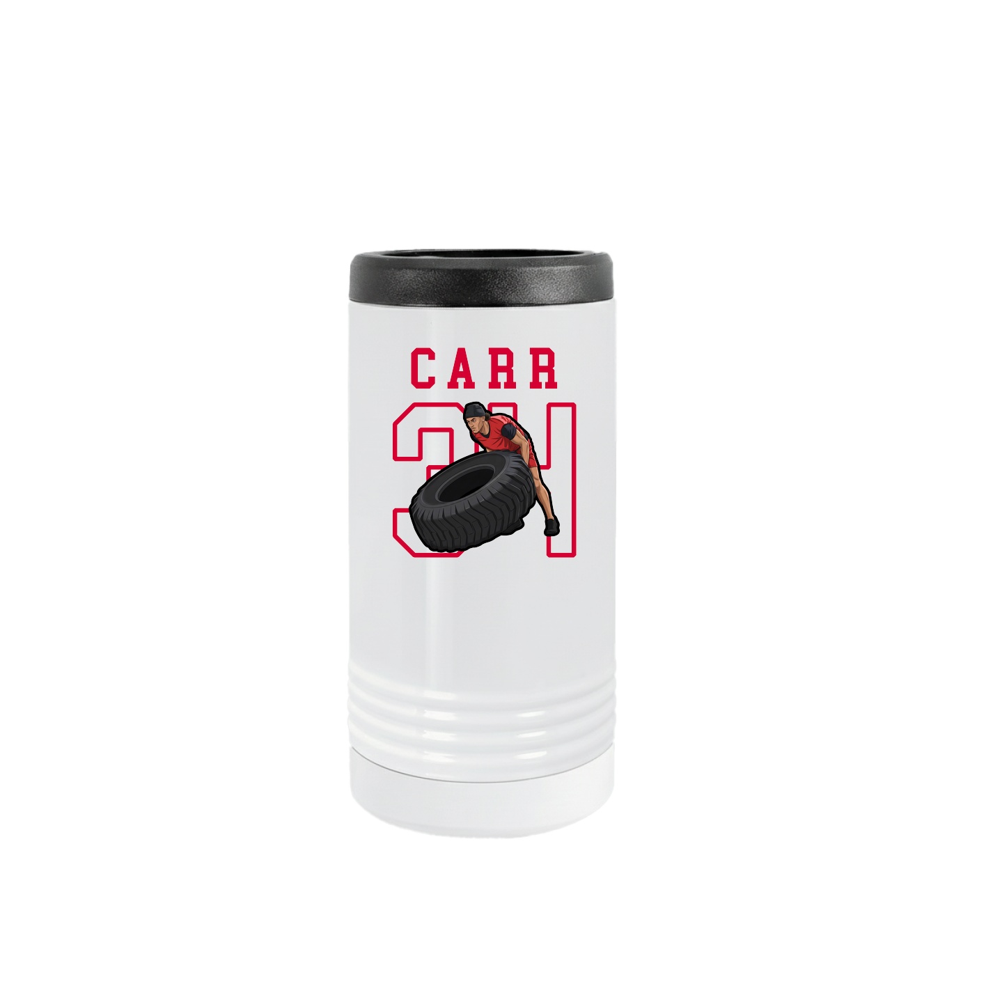 Slim Beverage Holder — Shirsey in White