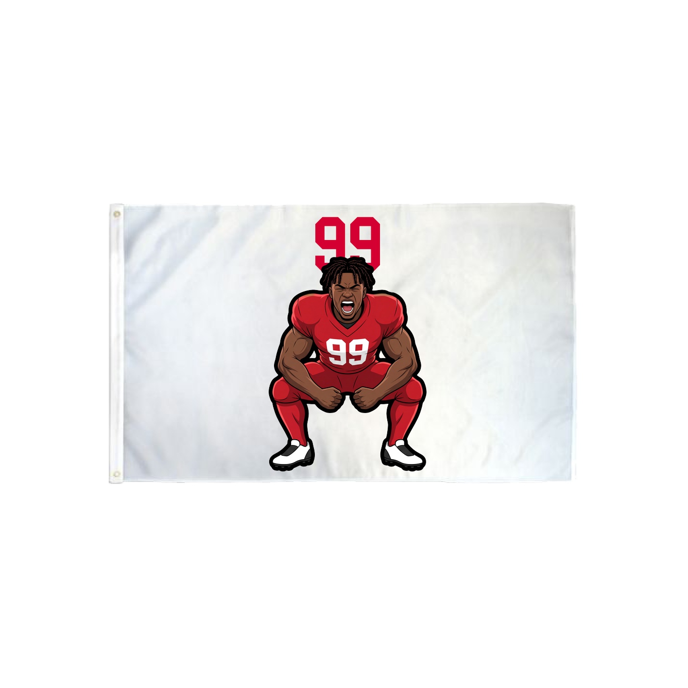 3x5 Flag — Number Top in Classic